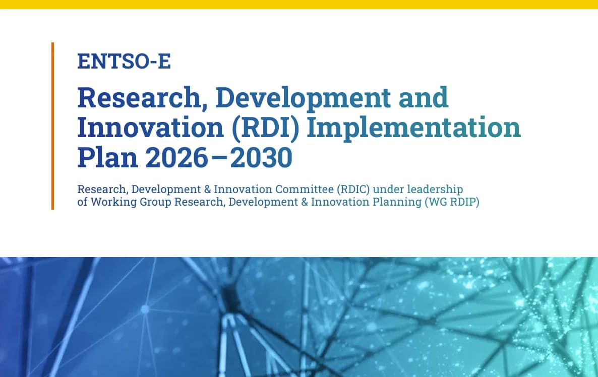 ENTSO-E Defines 13 TSO Innovation Projects to 2030